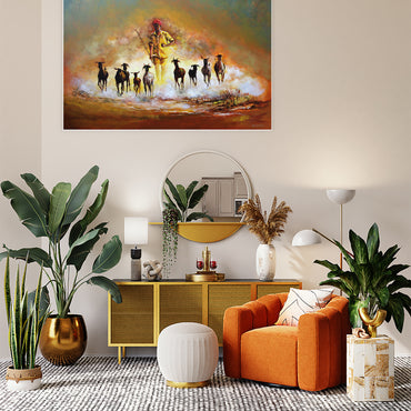 Shepherd boy - Painting