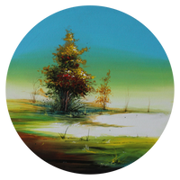 Nature - Painting (Round)