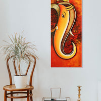 Red and yellow mix Ganesh