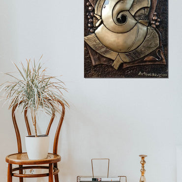 Ganesha Leaf Abstract - Mural