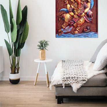 Ganesha with book - Mural