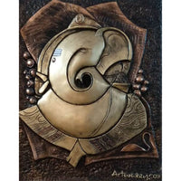 Ganesha Leaf Abstract - Mural