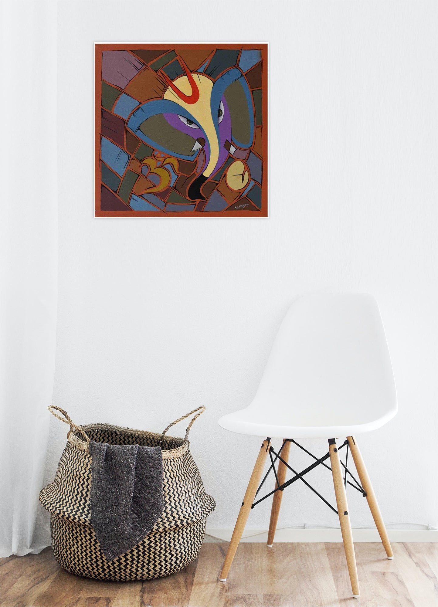 Ganesha - Abstract painting