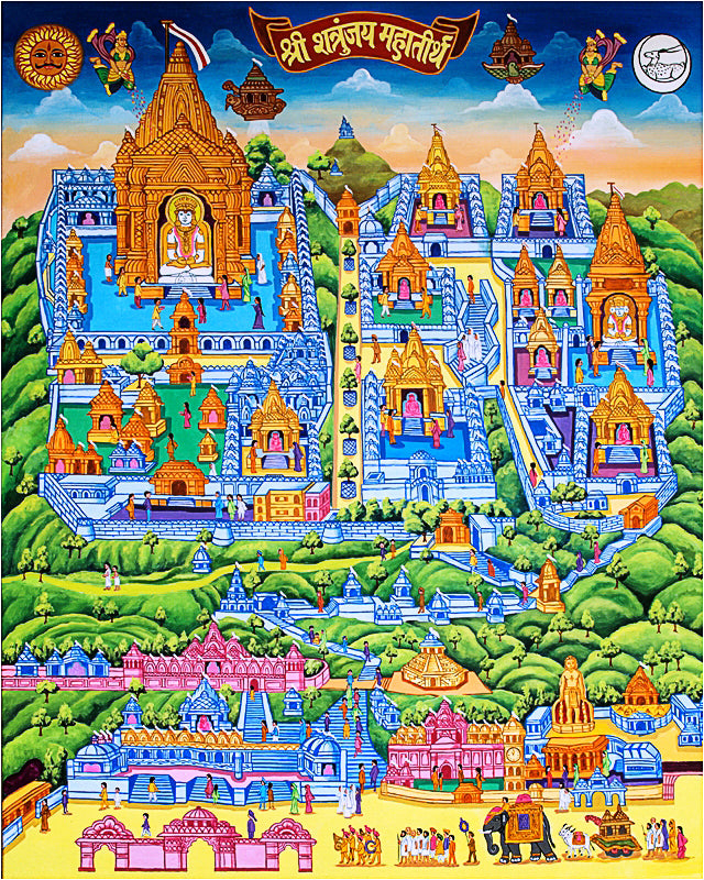 Shree Shatrunjay Mahateerth - Painting