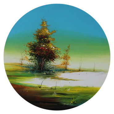 Nature - Painting (Round)