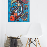 Abstract Fish - Painting