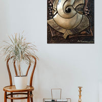 Ganesha Leaf Abstract - Mural