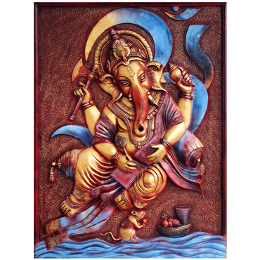 Ganesha with book - Mural